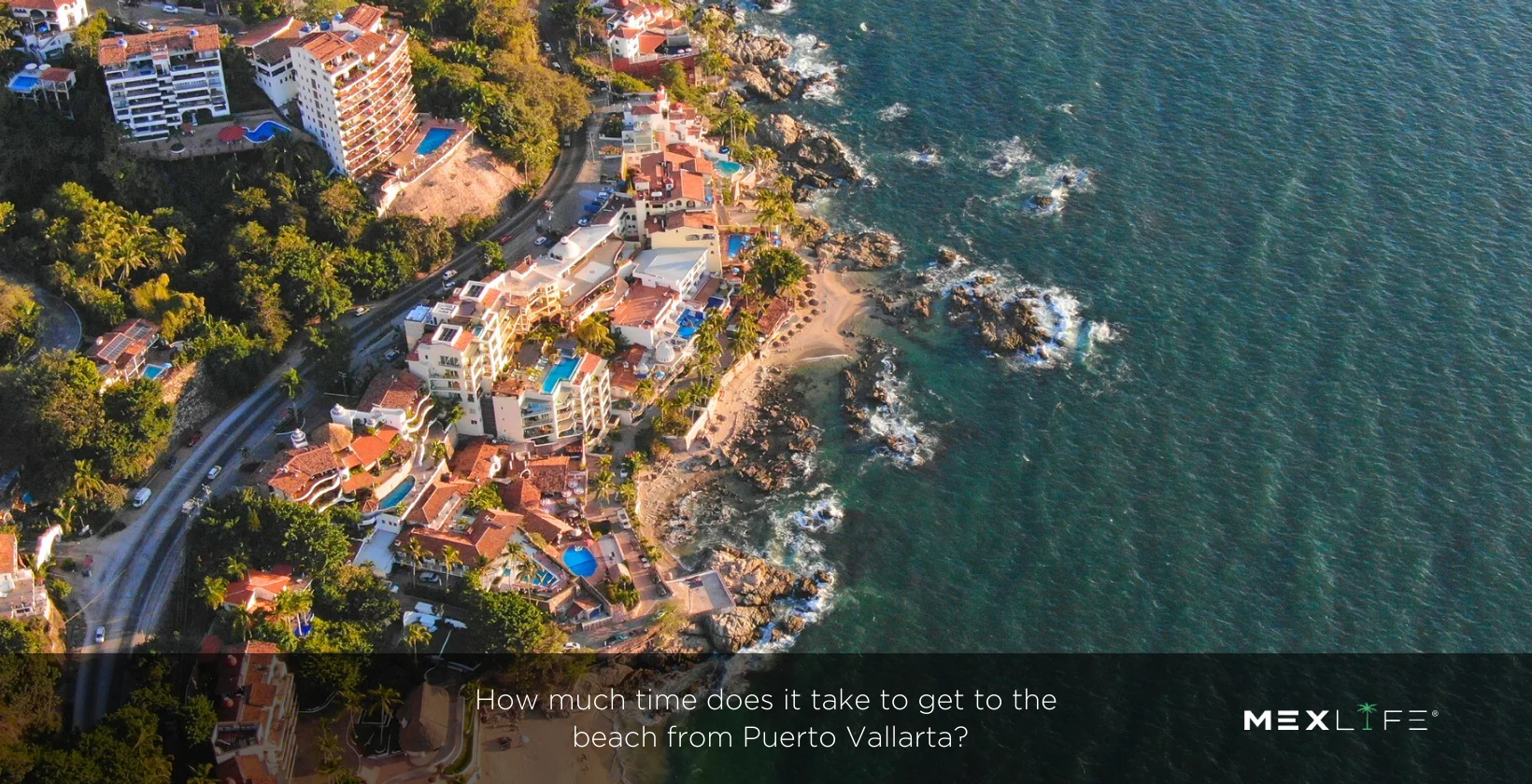 Puerto Vallarta Travel time to the beach