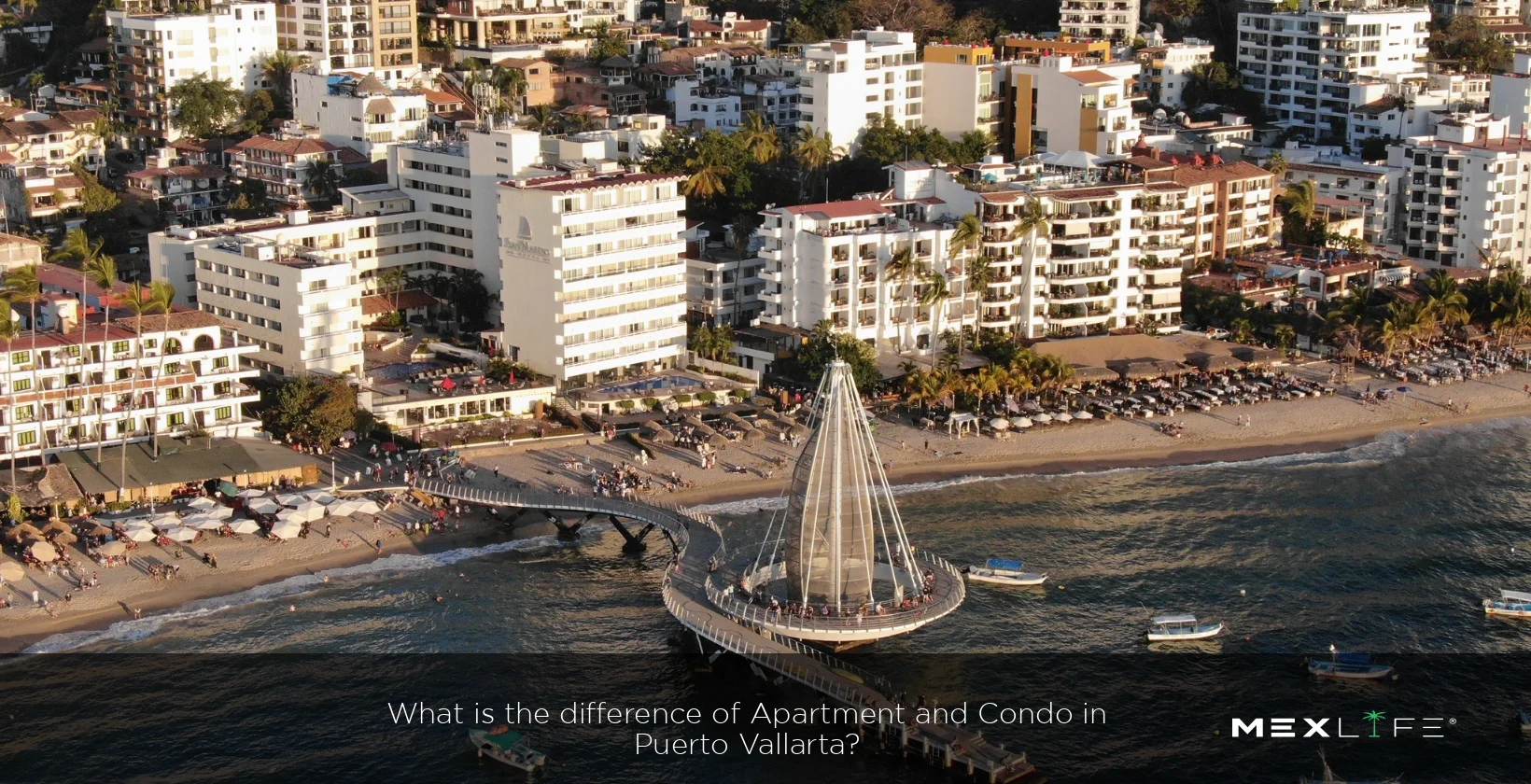 Difference between apartment and condo in Puerto Vallarta