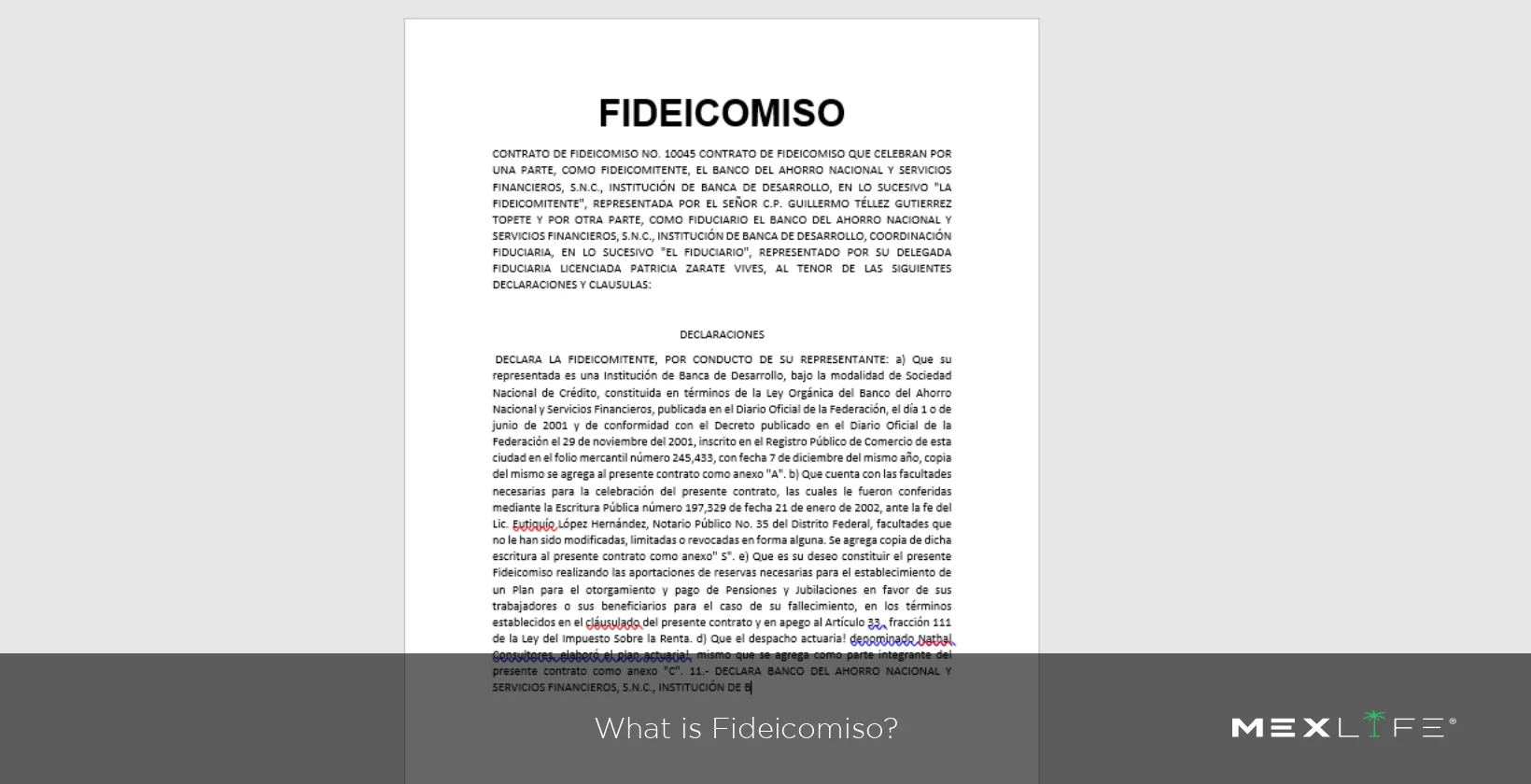 Fideicomiso Definition