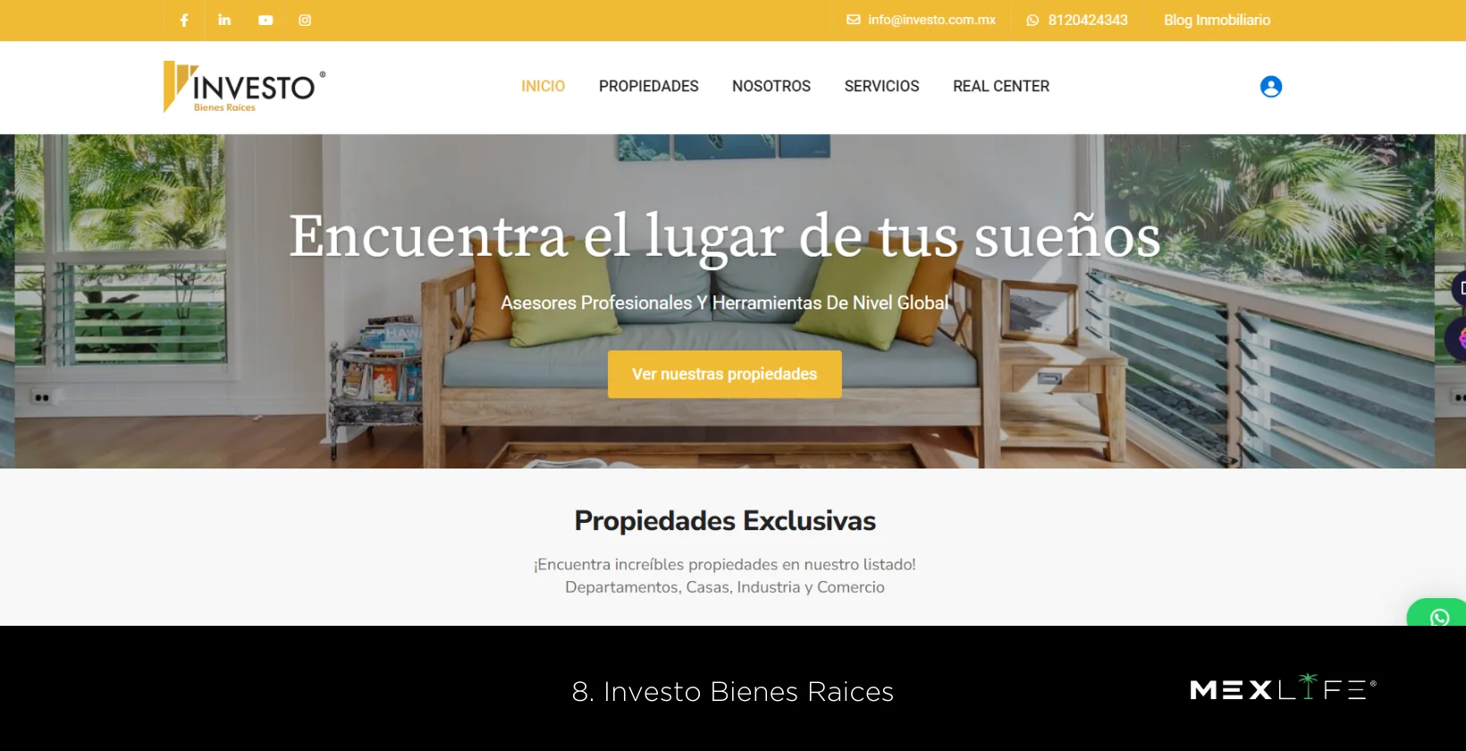 Investo Bienes Raices