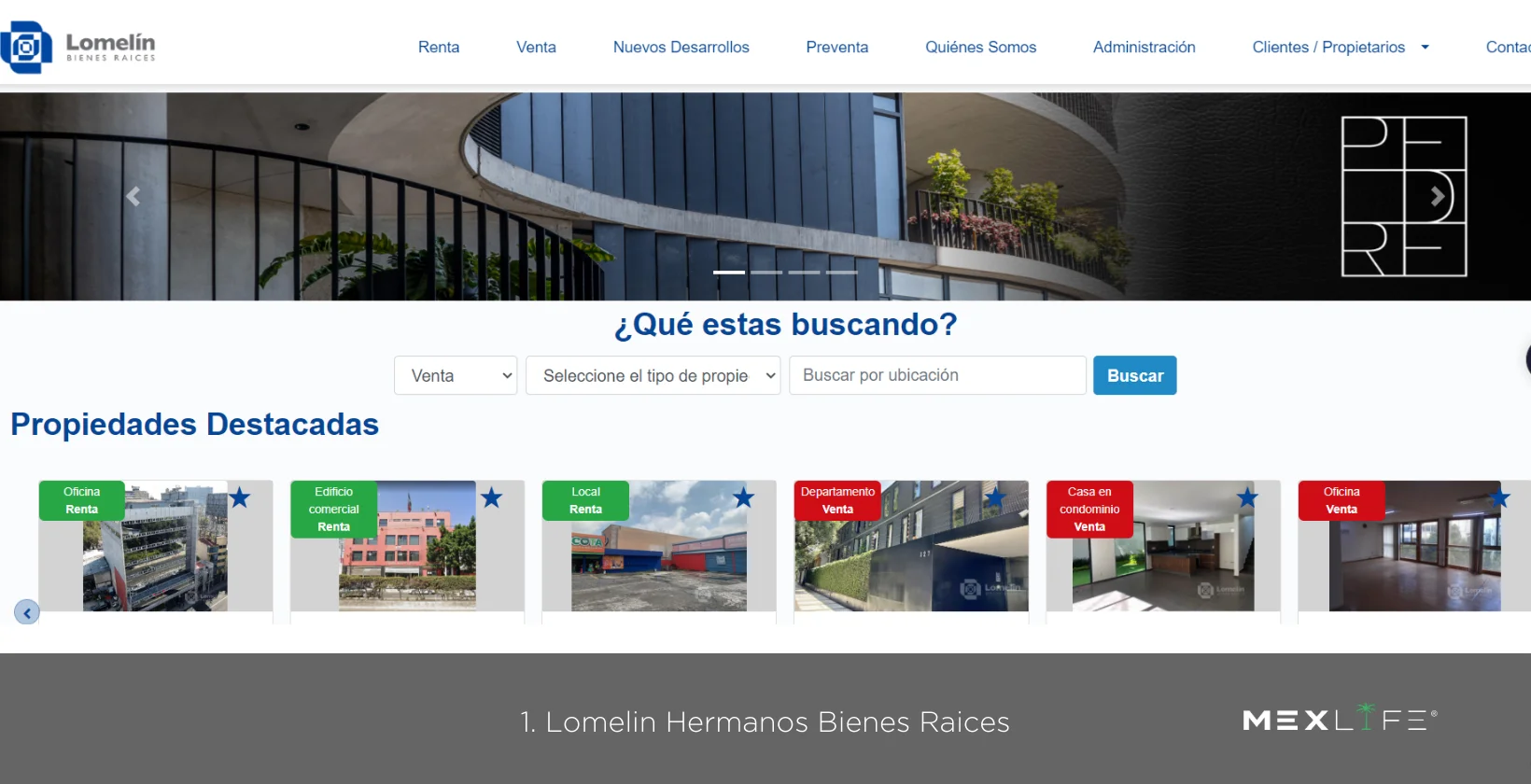 Lomelin Hermanos Bienes Raices