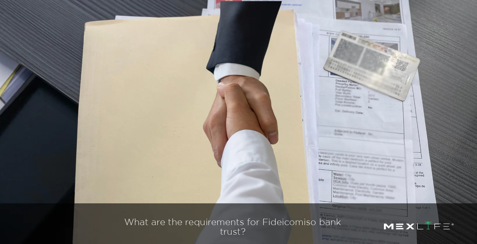 Requirements for fideicomiso bank trust