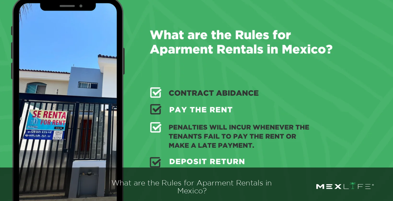 Rules for apartment rentals in Mexico