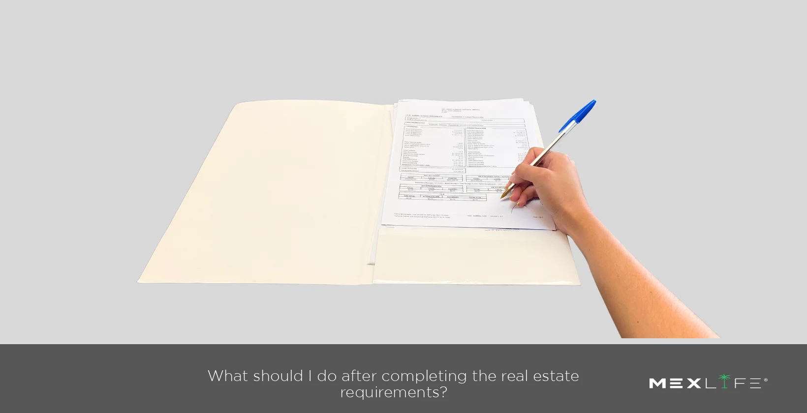 Steps to take after completing real estate requirements